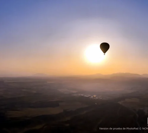 Amanece Geoparque Guadix en Granada