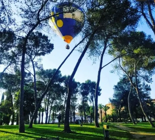Sobrevuela Badajoz en globo aerostático