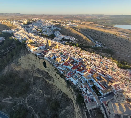 Vista desde el globo Arcos de la Frontera