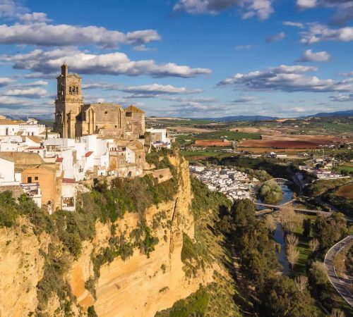 vuelo en globo por arcos de la frontera